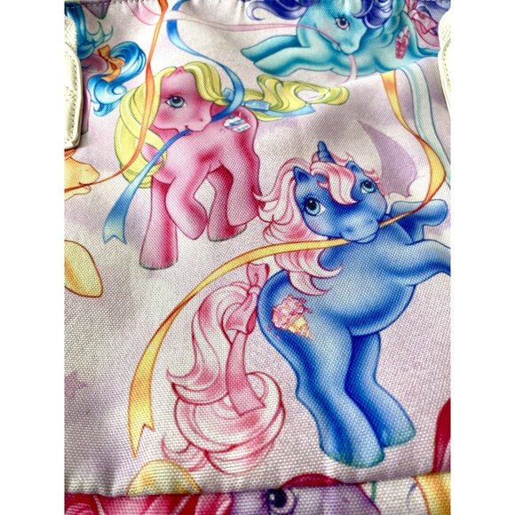 Iron Fist My Little Pony Rare Sundae Best G1 Shoulder Tote Bag Large 25” X 20” - Picture 6 of 14